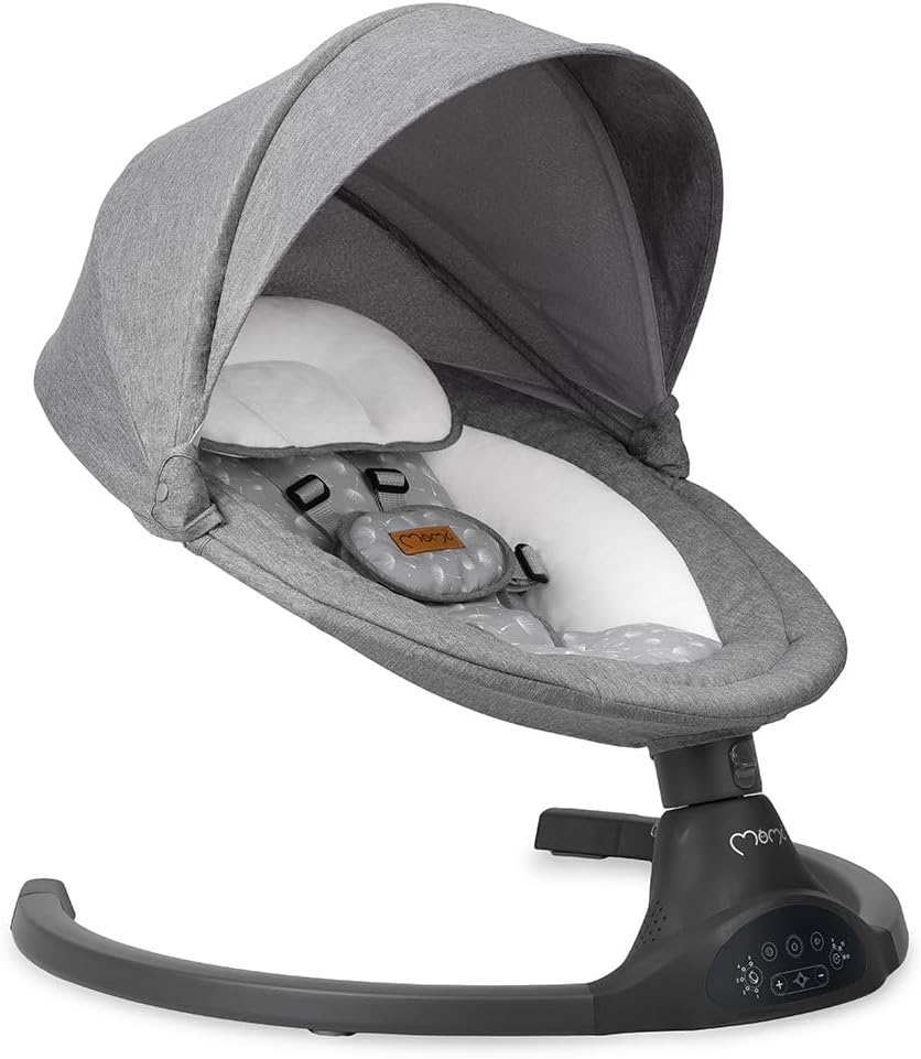 MoMi KENANI balancelle électrique bébé avec télécommande et Bluetooth